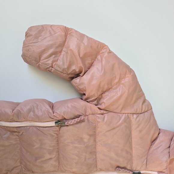 PATAGONIA down puffer jacket 4T, Powder pink with hood. Good condition, clean - Picture 3 of 16
